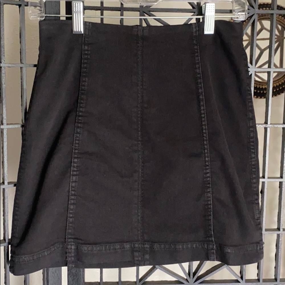 Free people denim skirt